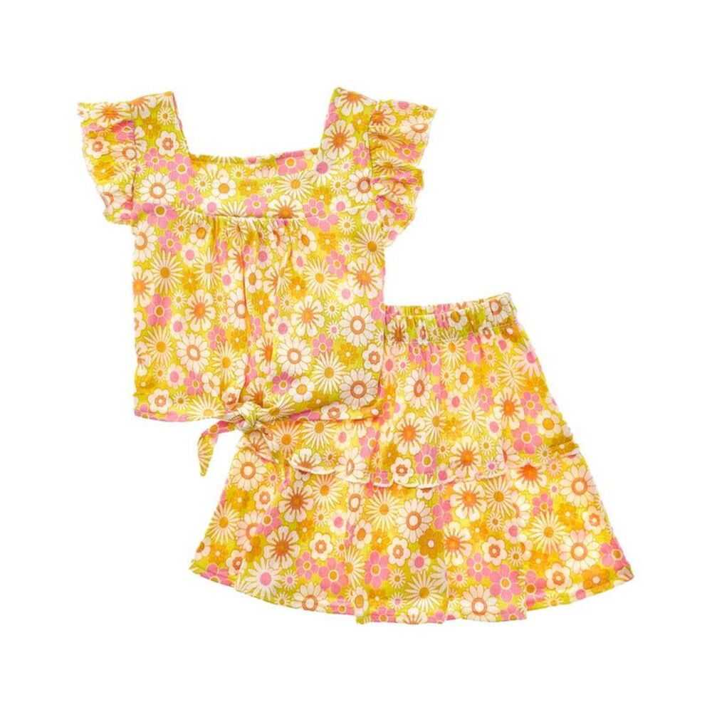Marion Girls  2Pc Top& Skirt Set